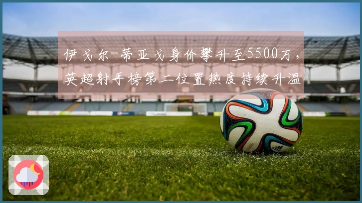 伊戈尔-蒂亚戈身价攀升至5500万，英超射手榜第二位置热度持续升温